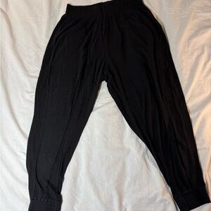 H&M Black Elastic Waist Crop Jogger